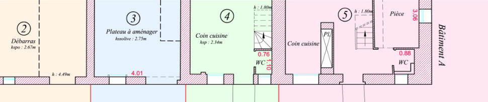 Extrait de plan de copropriété