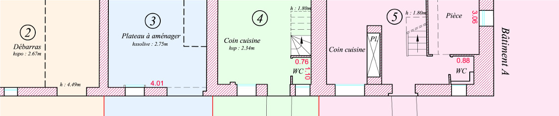 Extrait de plan de copropriété